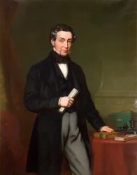 Porträt von Charles Gray Round (1797 - 1867) (beschnitten)